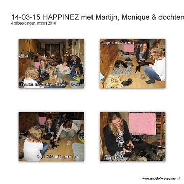 HAPPINEZ met Martijn, Monique en dochters Ellen en Michelle